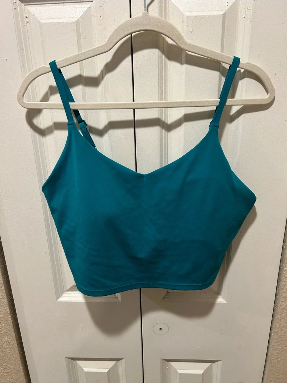 Athleta Tank Top Bra V neck Crop , Large